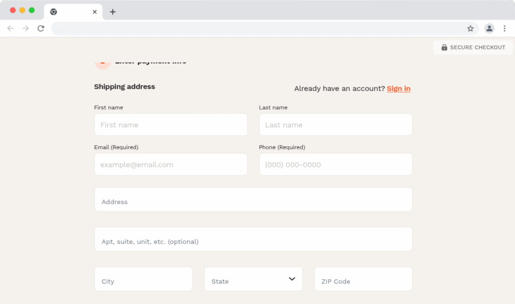 create an account on legalzoom